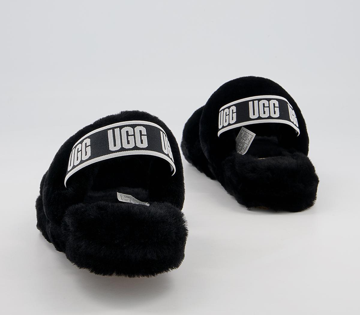 UGG Oh Yeah Youth Slippers UGG Oh Yeah Youth Slippers Black