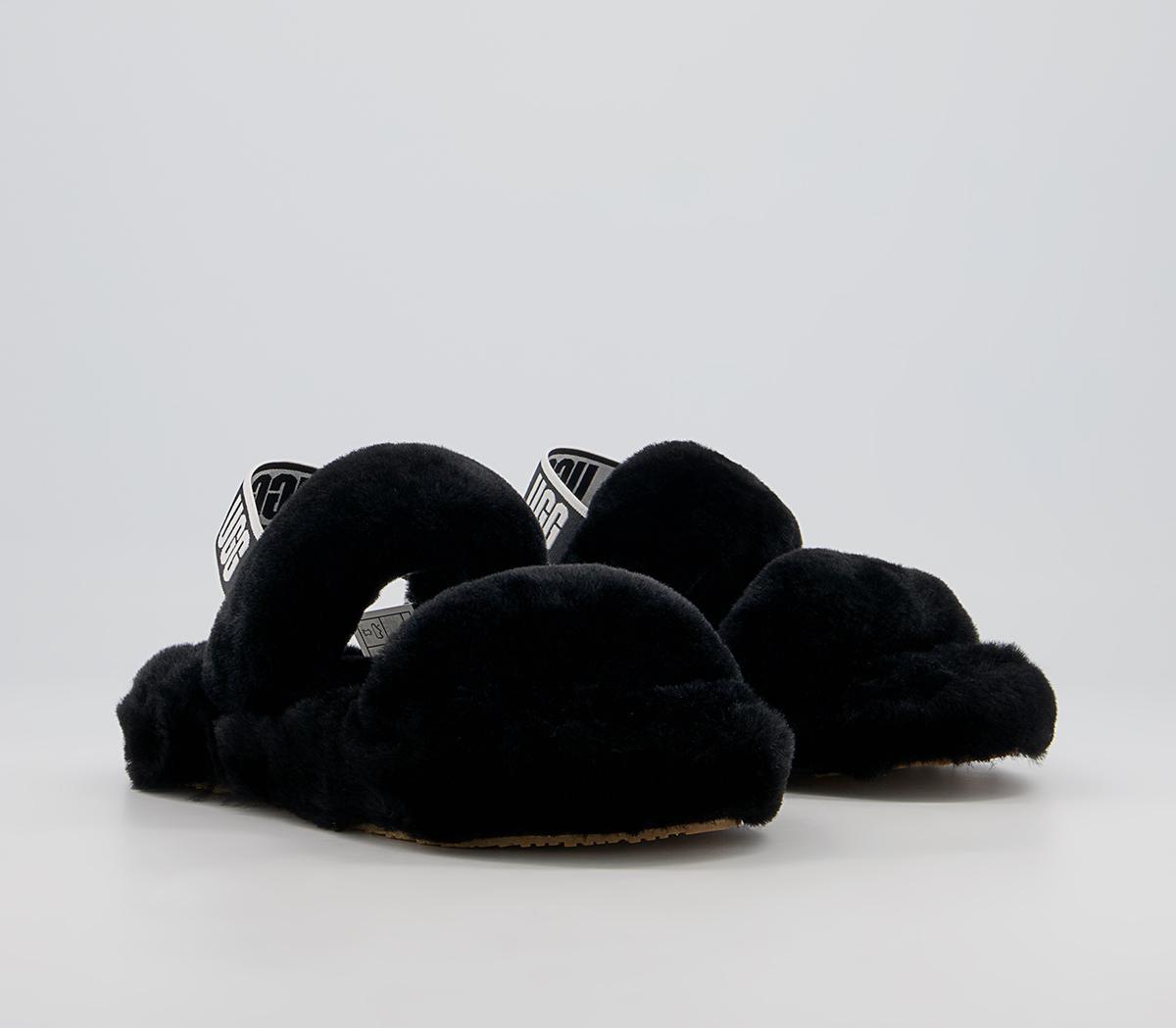 UGG Oh Yeah Youth Slippers UGG Oh Yeah Youth Slippers Black