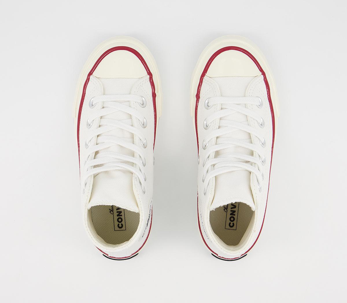 Converse Chuck 70s Hi Kids Converse Chuck 70s Hi Kids White Garnet Egret