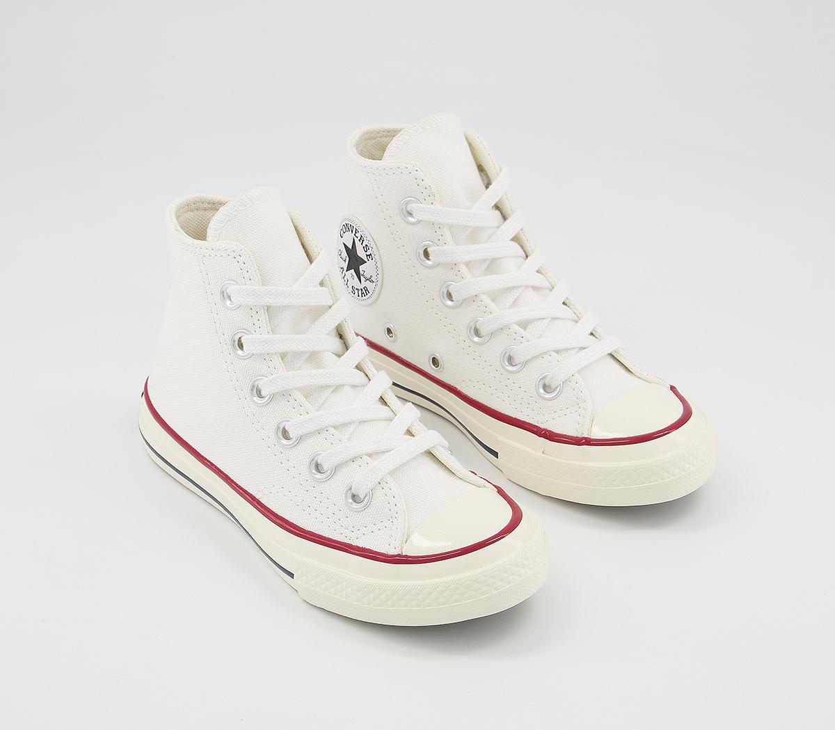 Converse Chuck 70s Hi Kids Converse Chuck 70s Hi Kids White Garnet Egret
