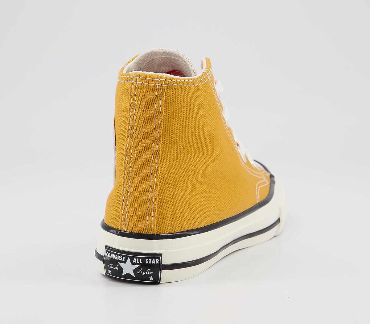 ConverseChuck 70 Hi KidsSunflower Black Egret