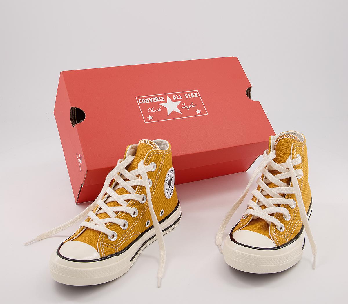 ConverseChuck 70 Hi KidsSunflower Black Egret