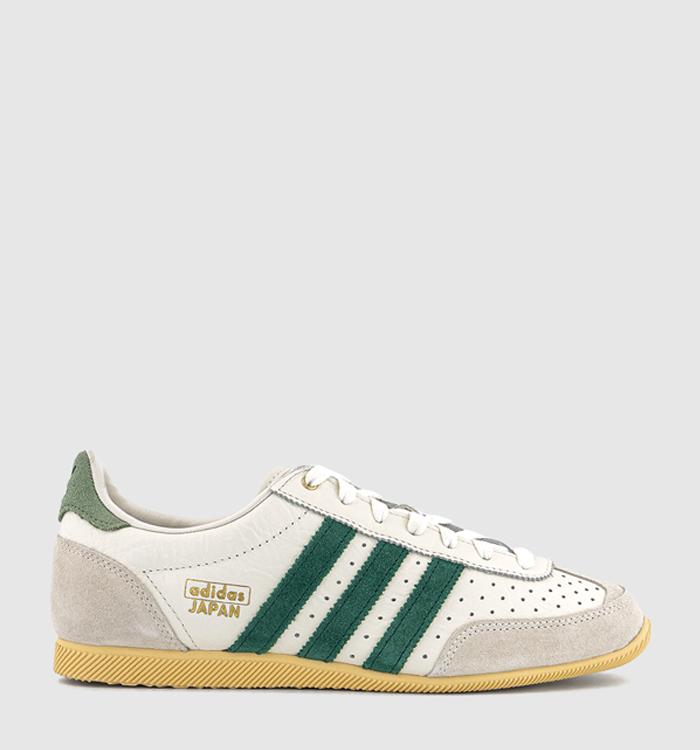 adidas Japan Trainers Offwhite Collegiate Green Orange Tint