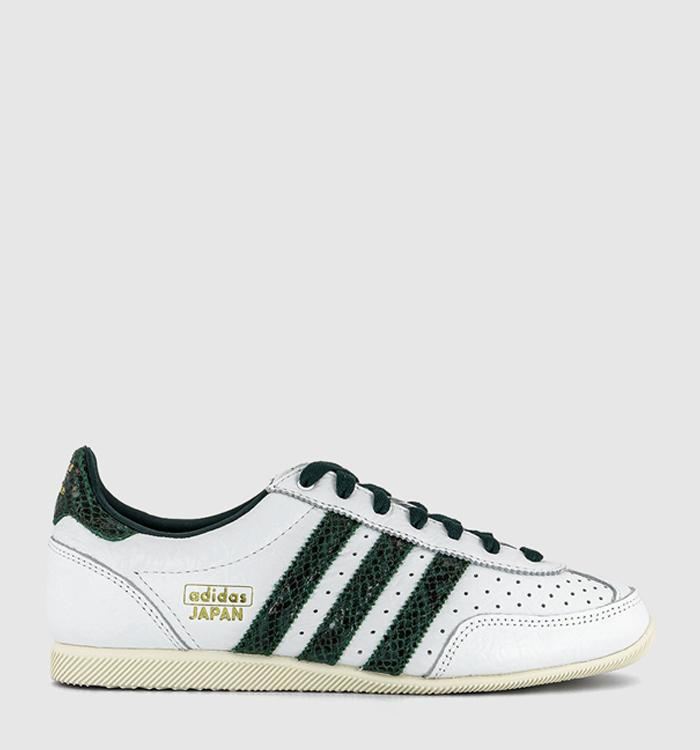 adidas Japan Trainers White Collegiate Green Aurora Ivy