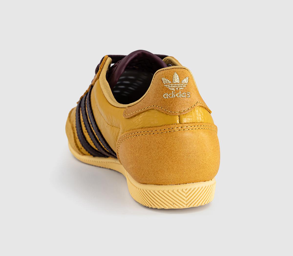 adidasJapan TrainersPreloved Yellow Maroon Gold Metallic