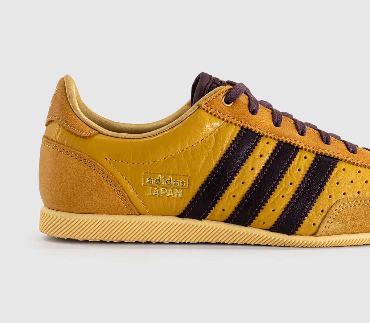 adidasJapan TrainersPreloved Yellow Maroon Gold Metallic