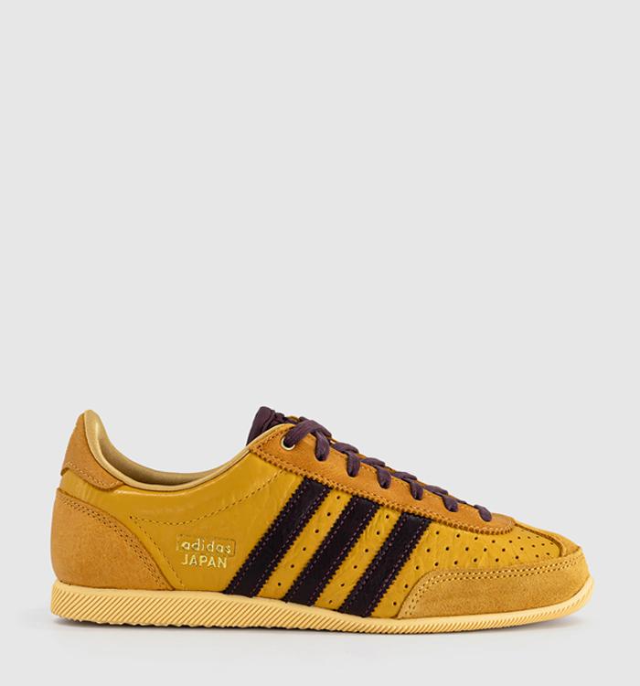 adidas Japan Trainers Preloved Yellow Maroon Gold Metallic