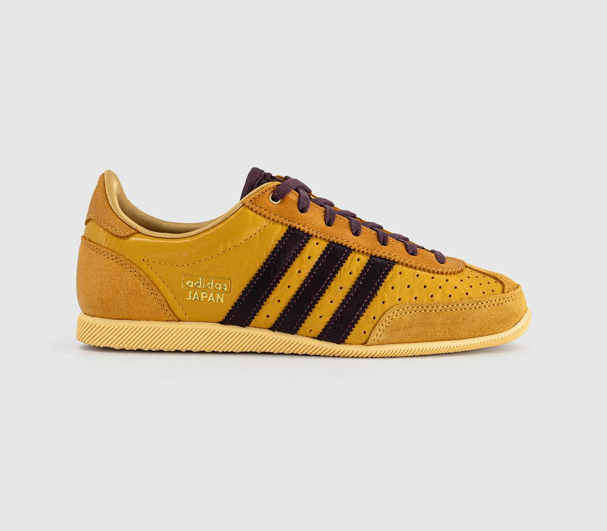 adidasJapan TrainersPreloved Yellow Maroon Gold Metallic