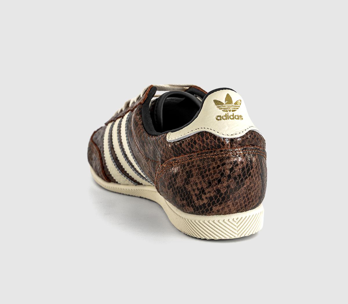 adidasJapan TrainersPreloved Brown Cream White Black Snake Skin
