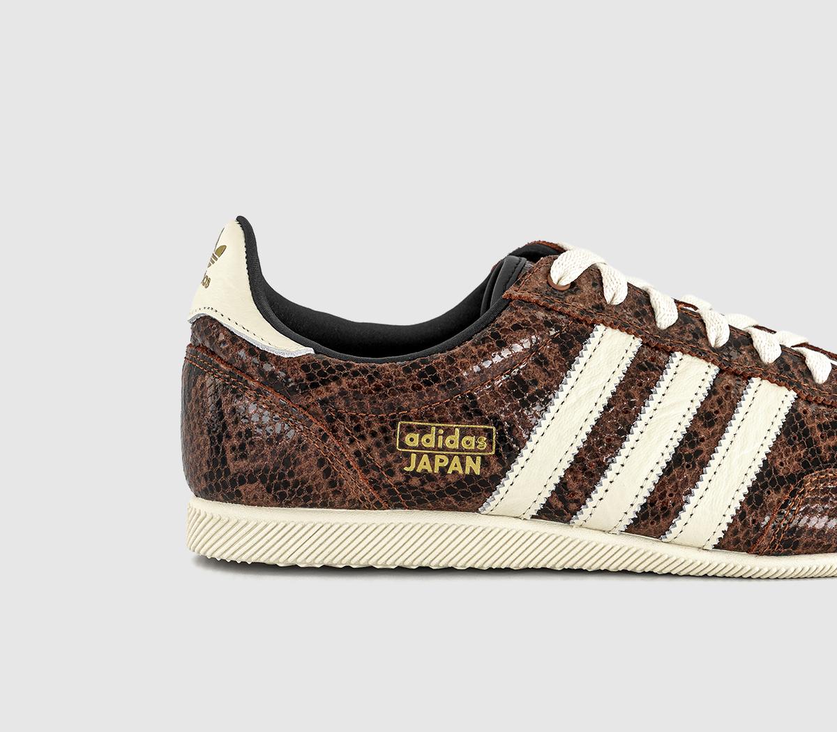 adidasJapan TrainersPreloved Brown Cream White Black Snake Skin
