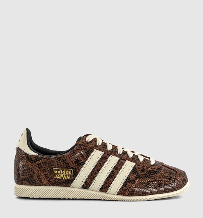adidas Japan Trainers Preloved Brown Cream White Black Snake Skin