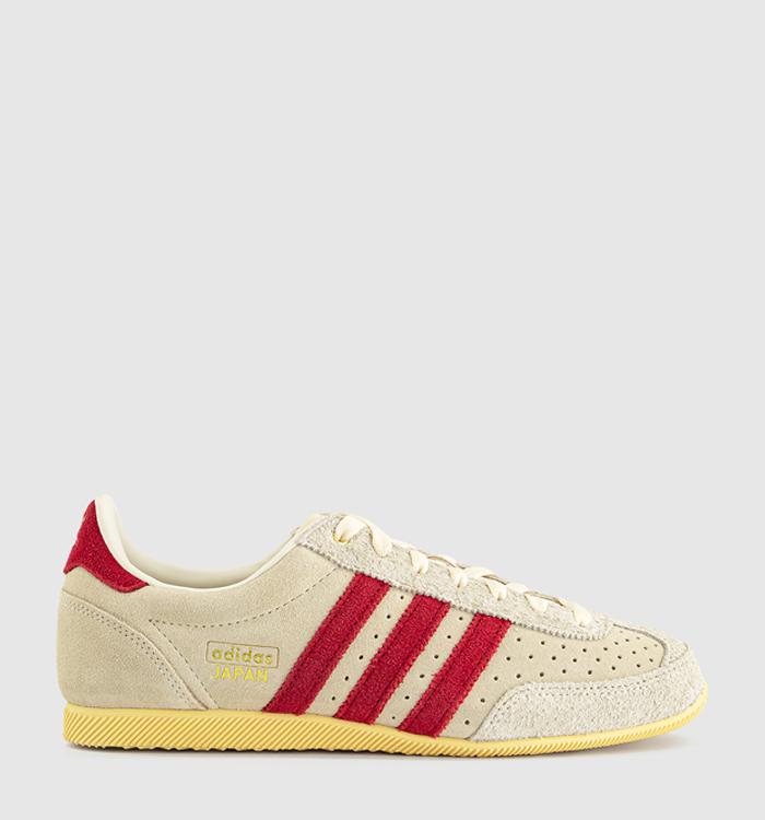 adidas Japan Trainers Warm Vanilla Victory Red Gold Metallic