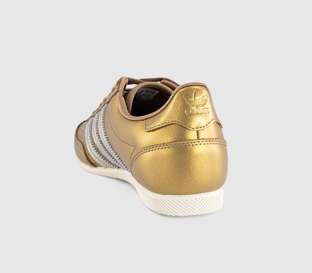 adidasJapan TrainersMetallic Gold Metallic Silver Cream White