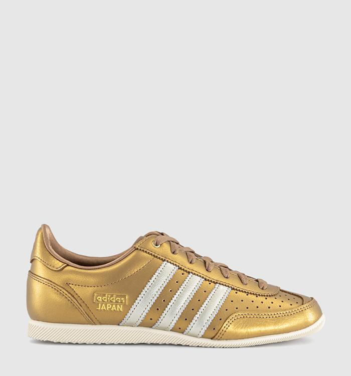 adidas Japan Trainers Metallic Gold Metallic Silver Cream White