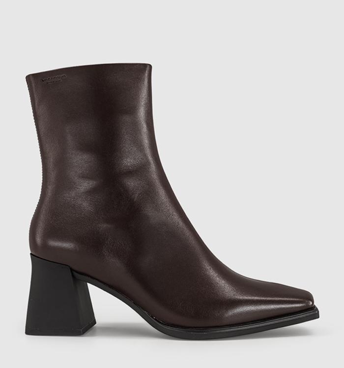 Vagabond Shoemakers Hedda Boots Chocolate Leather