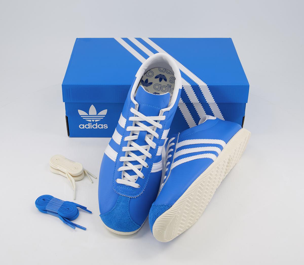 adidas Overdub Trainers Birght Blue White Cream White - Men's Trainers