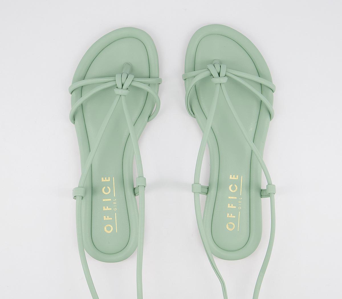 Office Sunflower Tie Up Sandals Office Sunflower Tie Up Sandals Light Blue