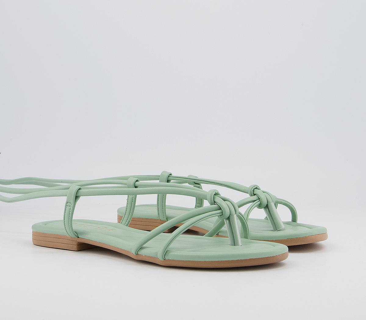 Office Sunflower Tie Up Sandals Office Sunflower Tie Up Sandals Light Blue