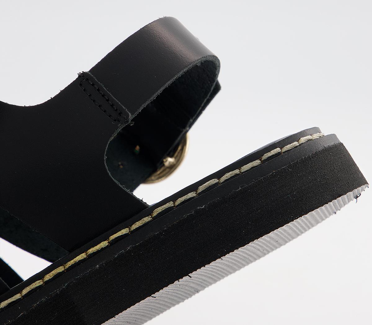 Office Scandi Flatform Sandals Office Scandi Flatform Sandals Black Leather