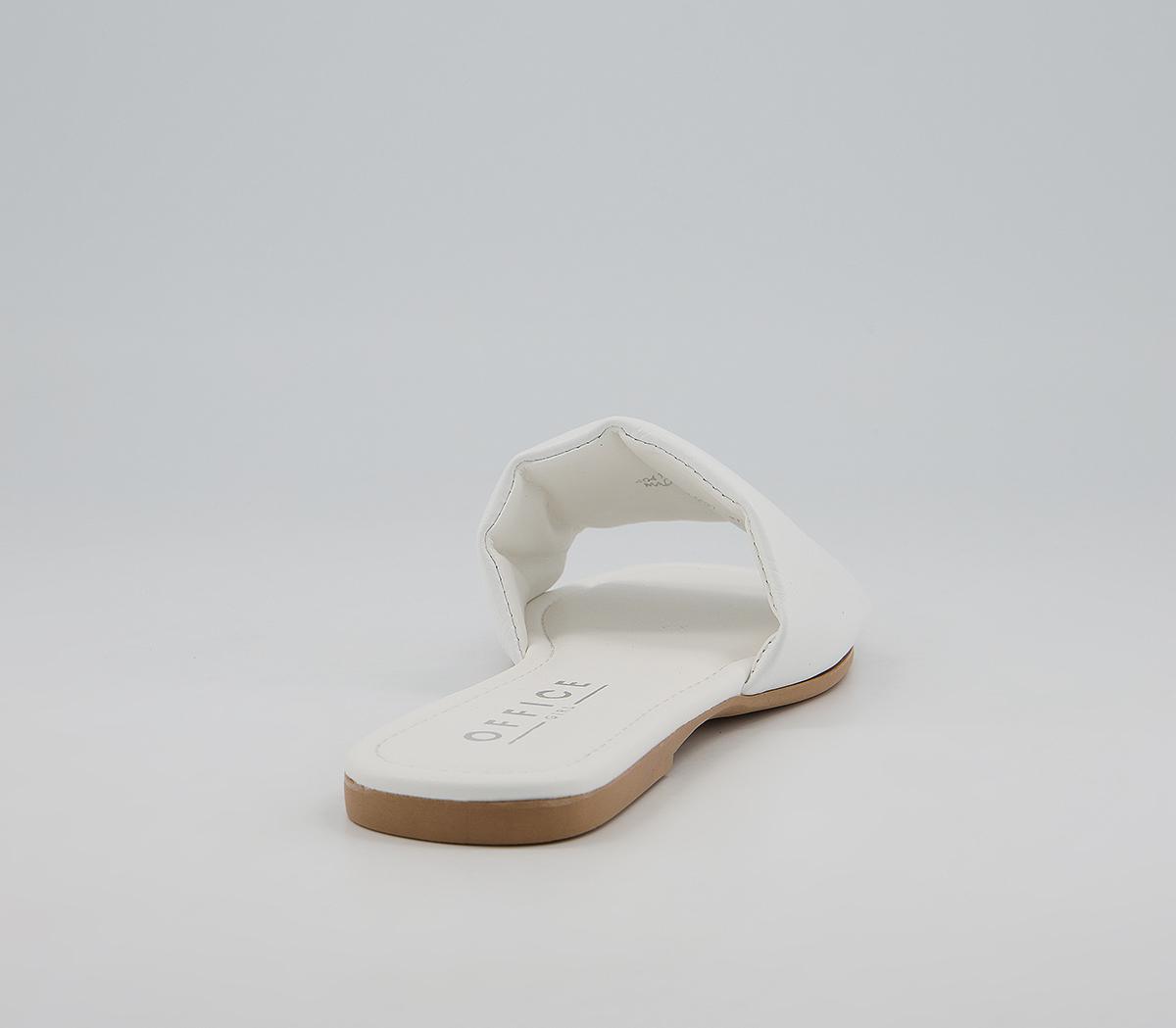 Office Solstice Mule Sandals Office Solstice Mule Sandals White Leather