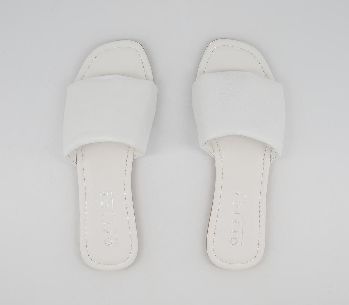 Office Solstice Mule Sandals Office Solstice Mule Sandals White Leather