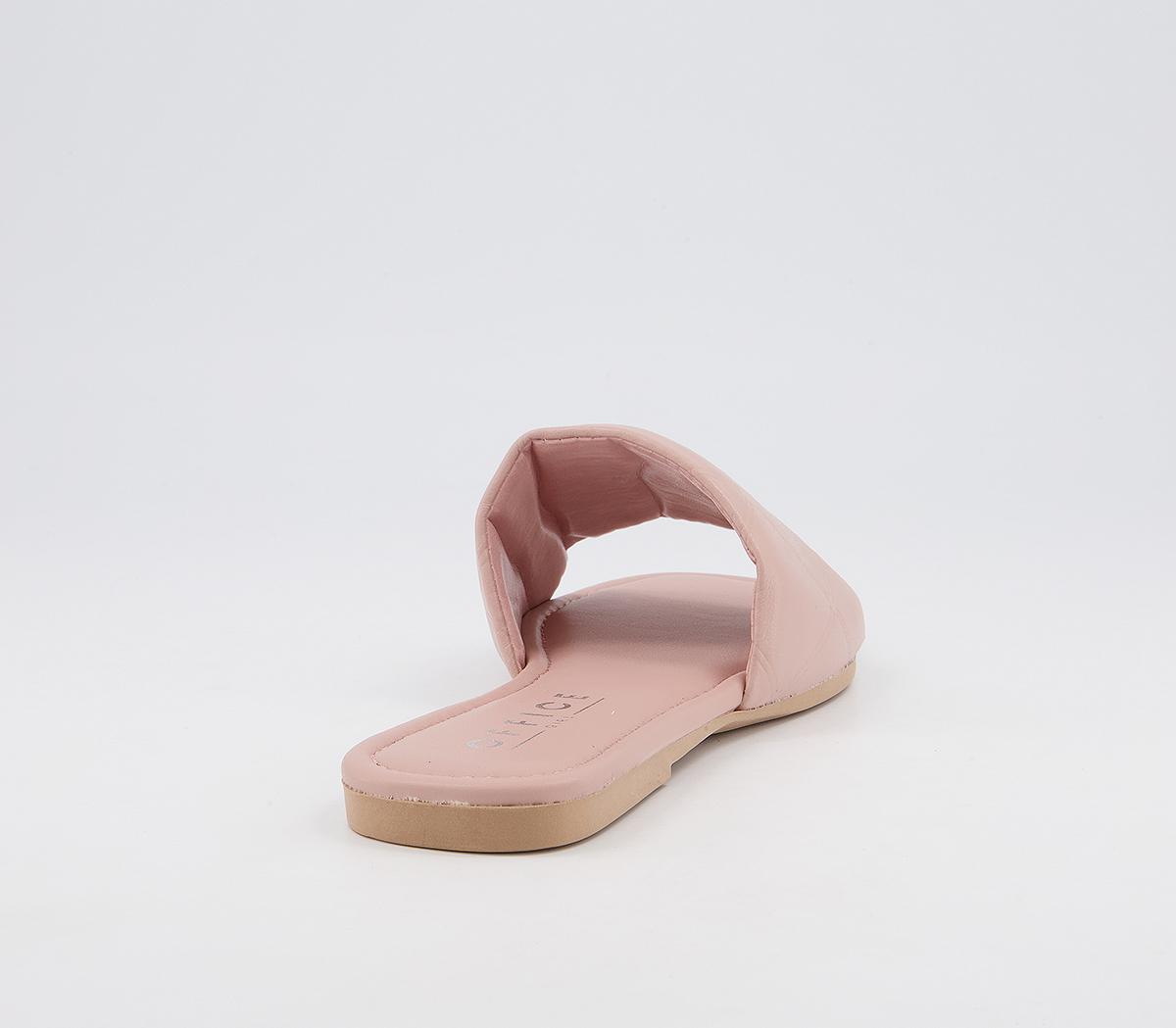 Office Solstice Mule Sandals Office Solstice Mule Sandals Pink Leather