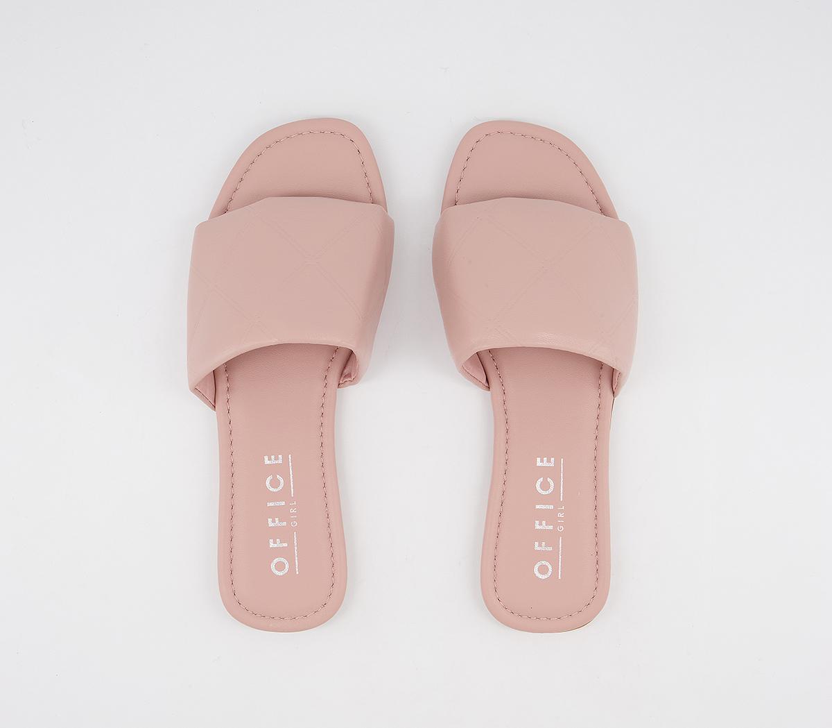 Office Solstice Mule Sandals Office Solstice Mule Sandals Pink Leather