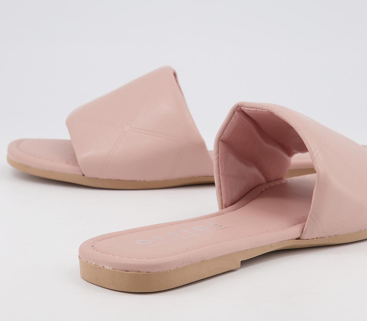 Office Solstice Mule Sandals Office Solstice Mule Sandals Pink Leather