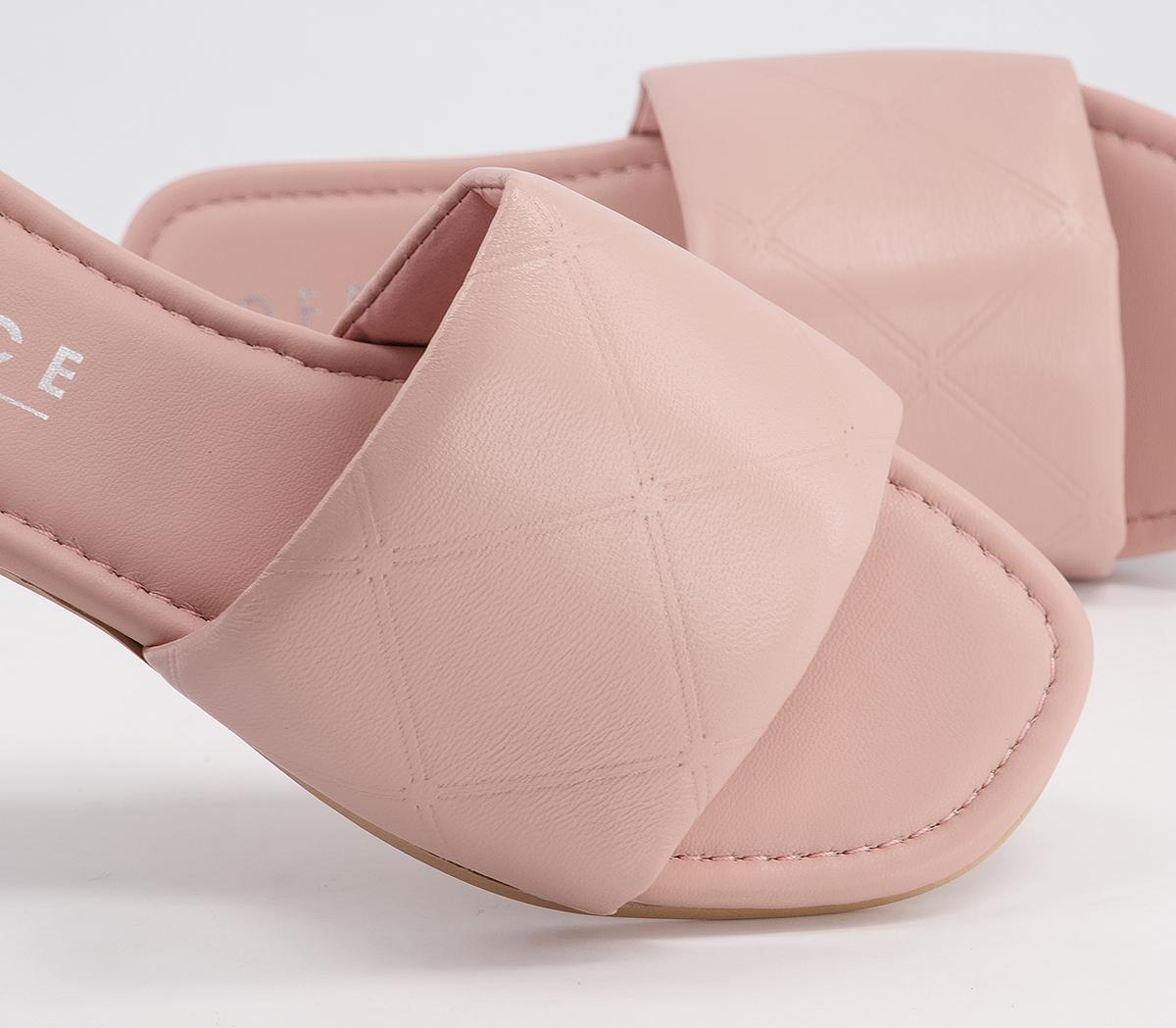 Office Solstice Mule Sandals Office Solstice Mule Sandals Pink Leather