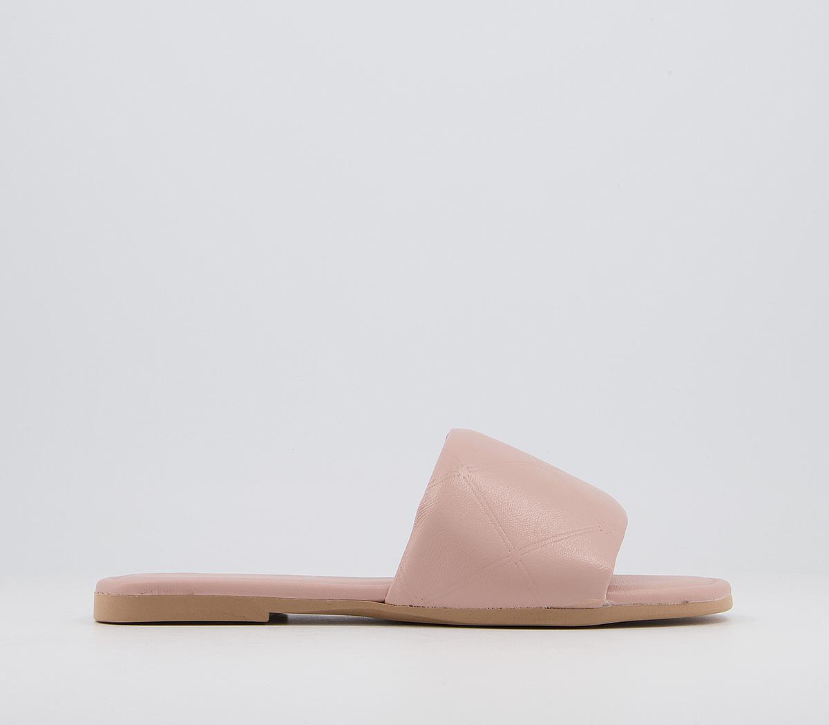 OfficeSolstice Mule Sandals OfficeSolstice Mule SandalsPink Leather