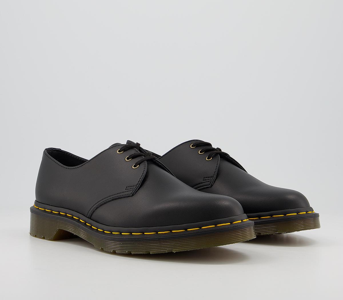 Dr. Martens Vegan 1461 3 Eye Shoes M Black - Men’s Boots