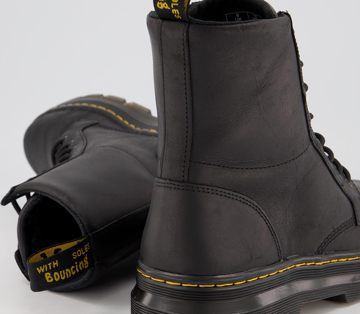 Dr. Martens Combs Boots Dr. Martens Combs Boots Black Leather