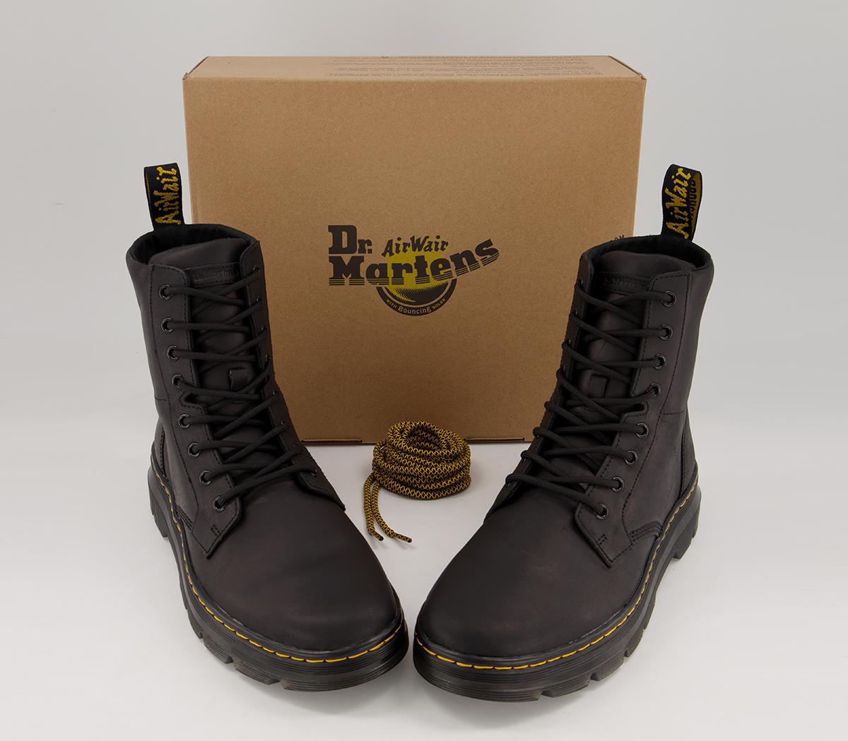 Dr. Martens Combs Boots Dr. Martens Combs Boots Black Leather