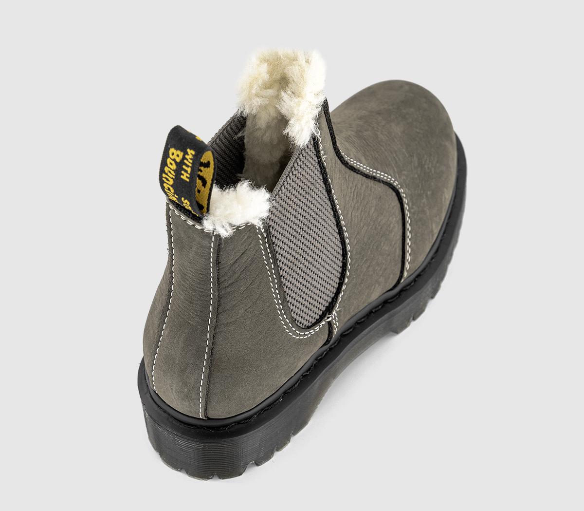 Dr. Martens2976 Bex Chelsea BootsGunmetal Milled Nubuck