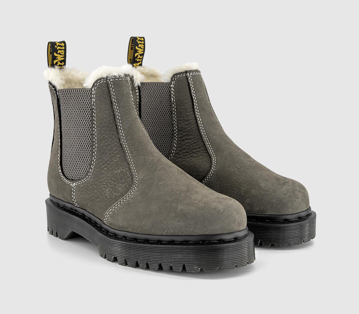 Dr. Martens2976 Bex Chelsea BootsGunmetal Milled Nubuck