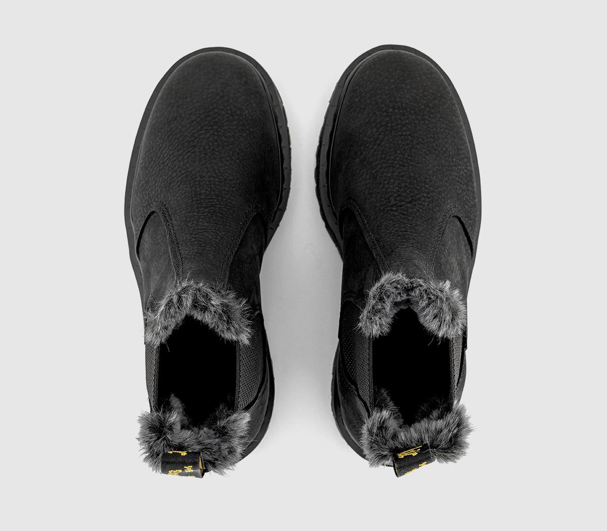 Dr. Martens2976 Bex Chelsea BootsBlack Milled Nubuck