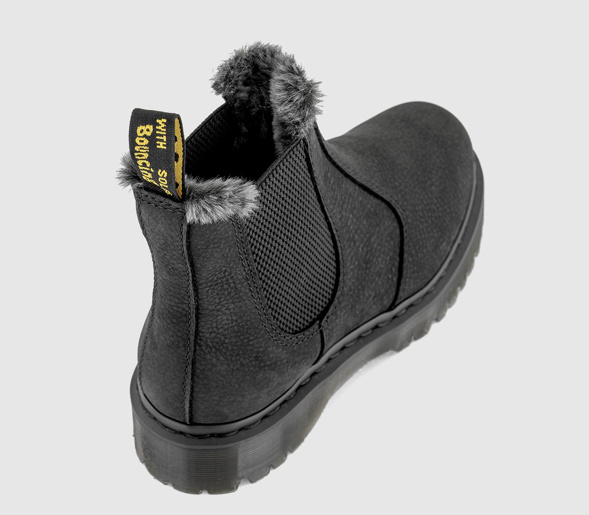 Dr. Martens2976 Bex Chelsea BootsBlack Milled Nubuck