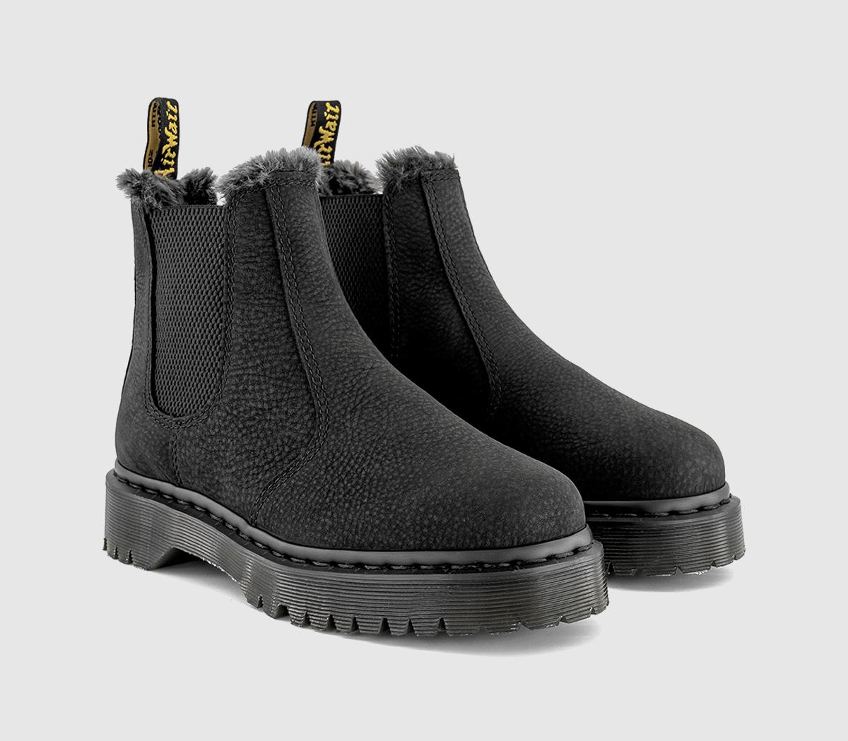 Dr. Martens2976 Bex Chelsea BootsBlack Milled Nubuck