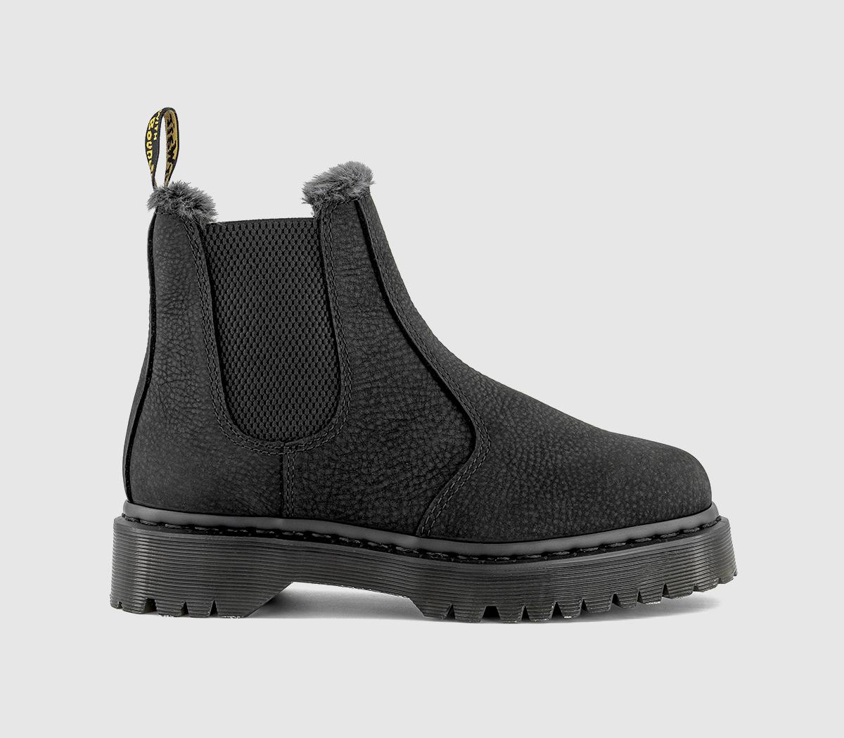 Dr. Martens2976 Bex Chelsea BootsBlack Milled Nubuck