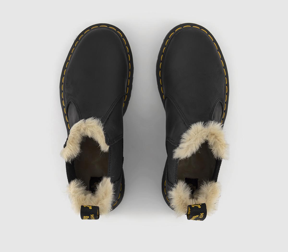 Dr. Martens2976 Leonore BootsBlack Burnished Wyoming