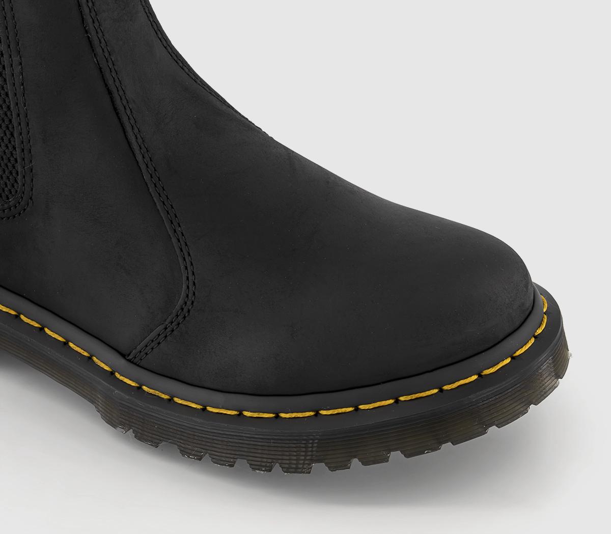 Dr. Martens2976 Leonore BootsBlack Burnished Wyoming