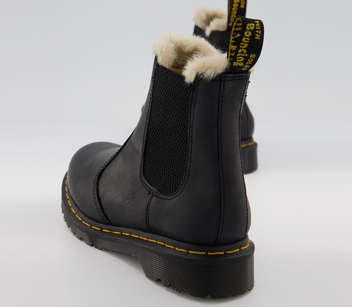 Dr. Martens 2976 Leonore Boots Dr. Martens 2976 Leonore Boots Black Burnished Wyoming