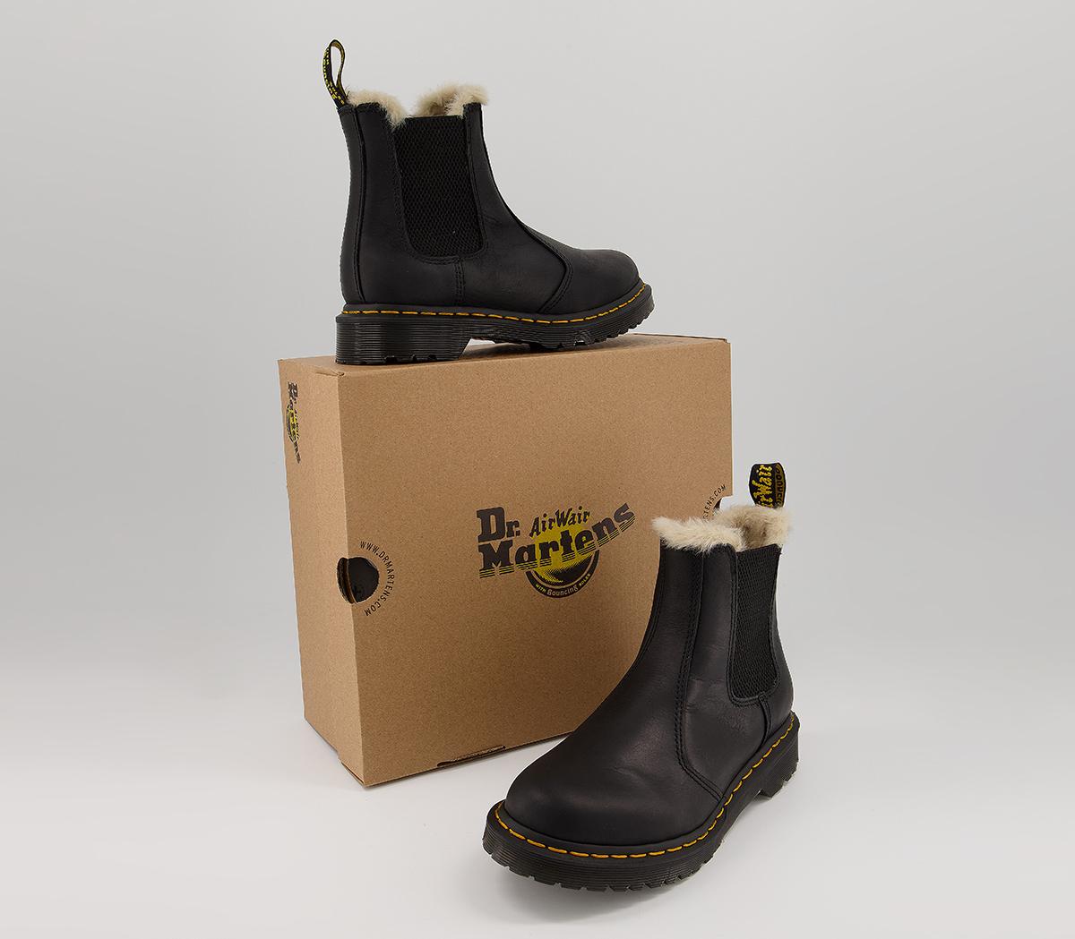 Dr. Martens 2976 Leonore Boots Dr. Martens 2976 Leonore Boots Black Burnished Wyoming