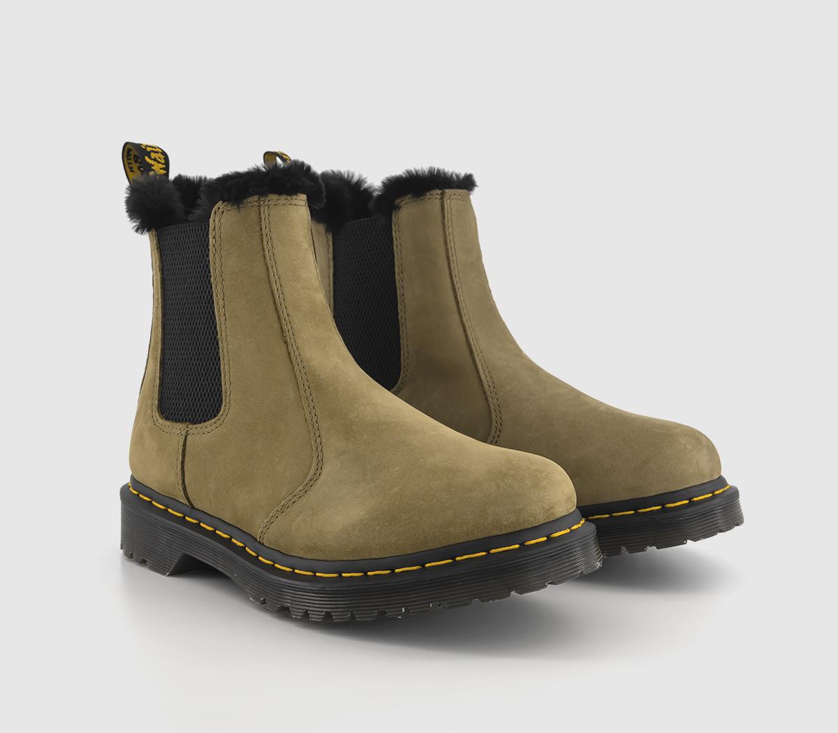 Dr. Martens2976 Leonore BootsOlive Black