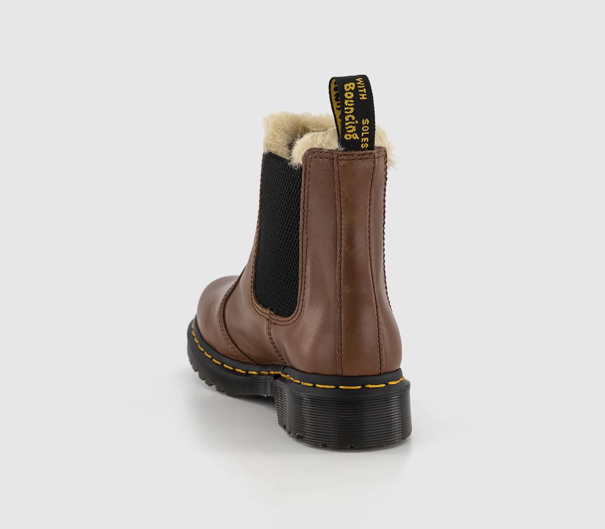 Dr. Martens 2976 Leonore Boots Saddle Tan Farrier Women's Ankle Boots