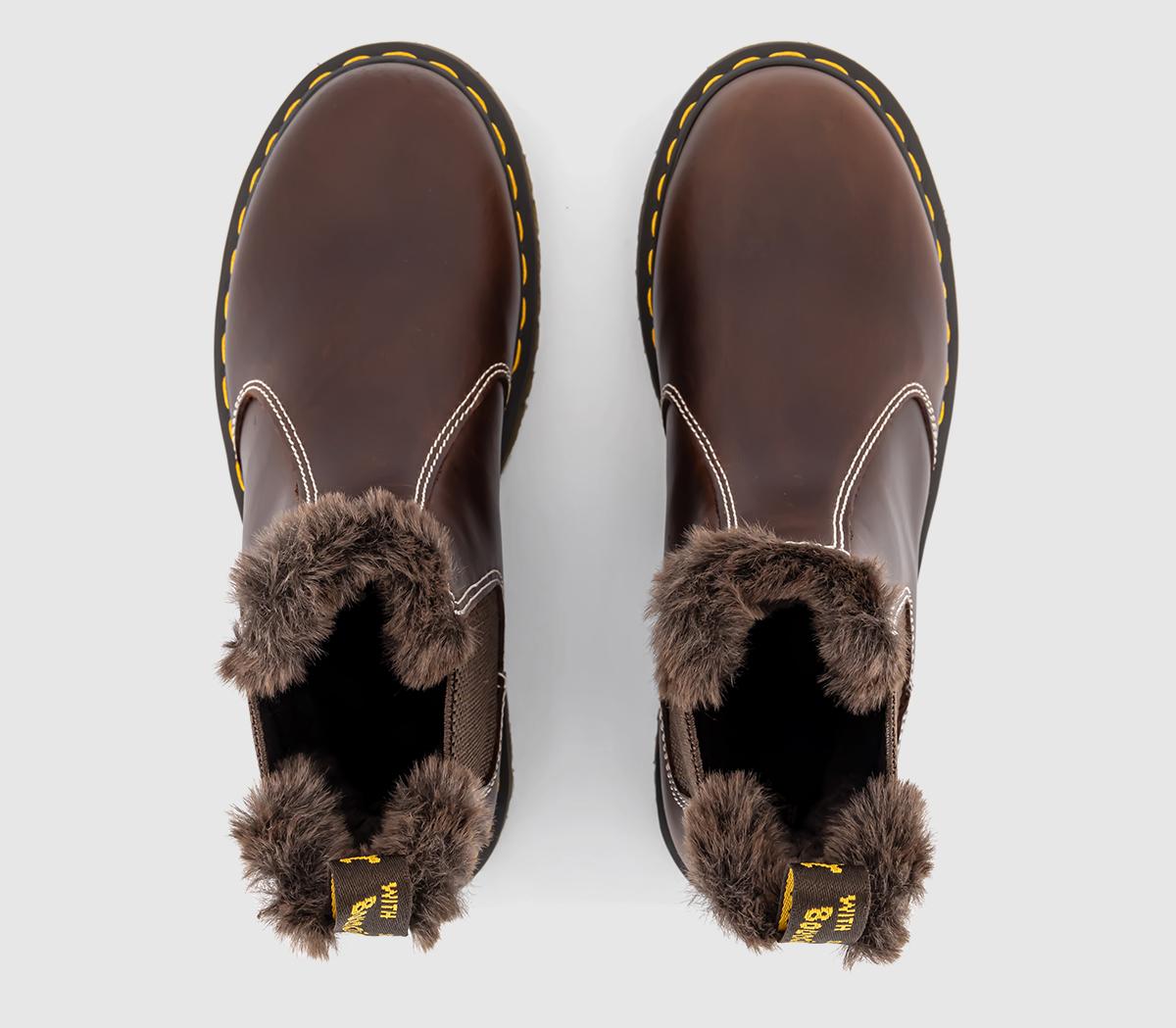 Dr. Martens2976 Leonore BootsDark Brown