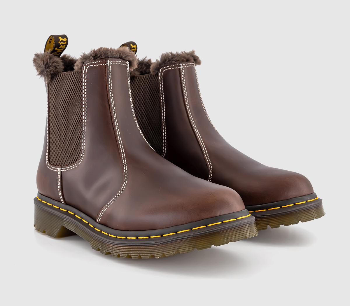 Dr. Martens2976 Leonore BootsDark Brown