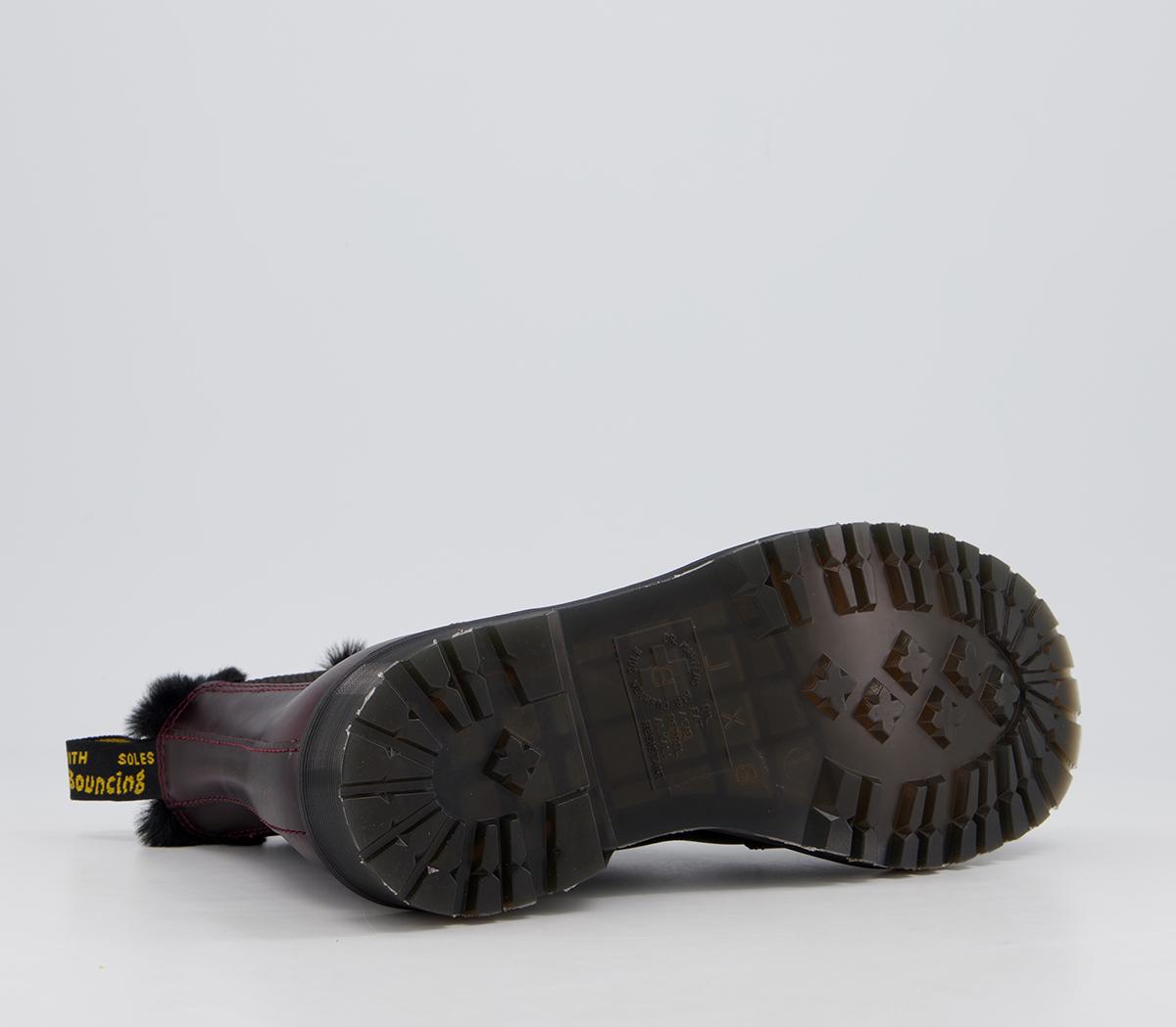Dr. Martens 2976 Leonore Fur Lined Chelsea Boots Dr. Martens 2976 Leonore Fur Lined Chelsea Boots Oxblood Atlas