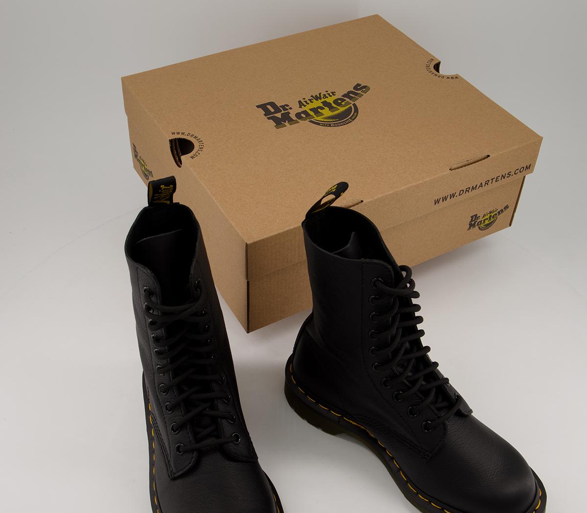 Dr. Martens 1490 10 Eye Boots Dr. Martens 1490 10 Eye Boots Black Virginia