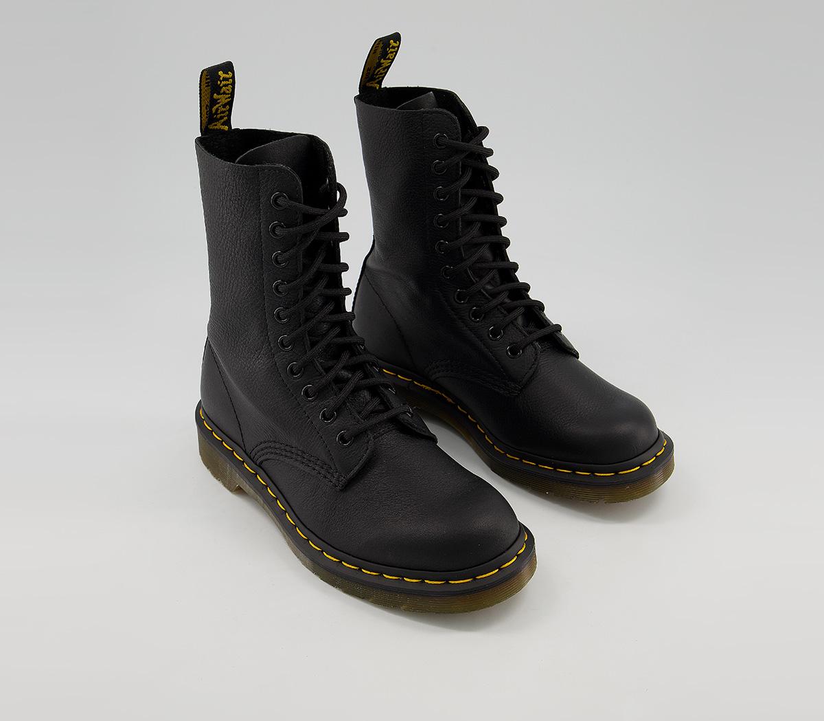 Dr. Martens 1490 10 Eye Boots Dr. Martens 1490 10 Eye Boots Black Virginia